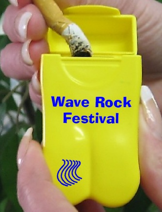 Wave Rock Festival's Pocket Ashtrays