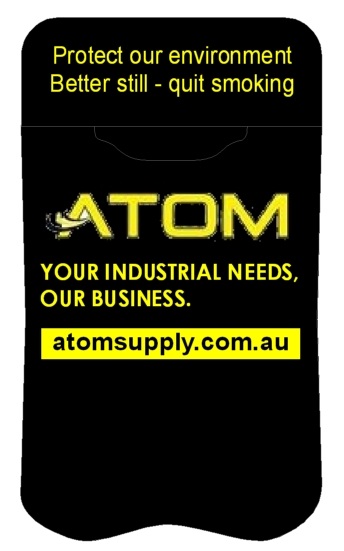 Personal Ashtrays from Atom Supply are assisting 1,000s of smokers to keep Australia butt litter and fire free