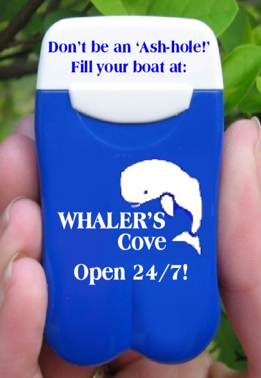Whaler's Cove Personal Ashtrays get their message out brilliantly!