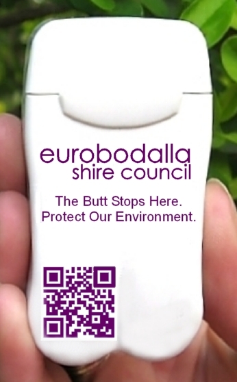 Personal Ashtrays now being distributed Eurobodalla Shire Council