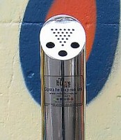 Eco-Pole Ashtrays 'butts-only'entry points eliminate trash & litter problems. Eco-Pole Ashtrays 'butts-only'entry points eliminate trash & litter problems.