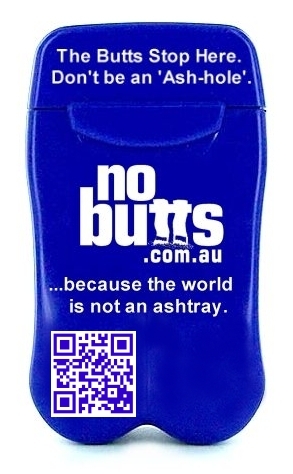 Pocket Ashtray - Blue Generic - from No BuTTs