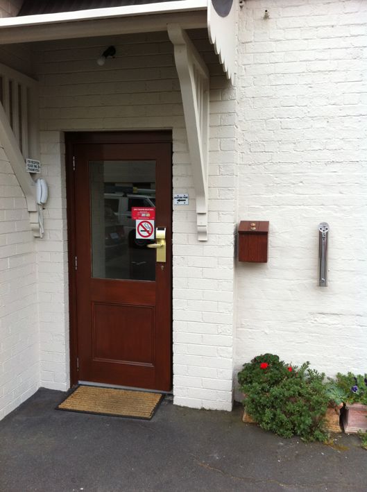 One of Clarion Hotel City Park Grand's Eco-Pole Ashtrays