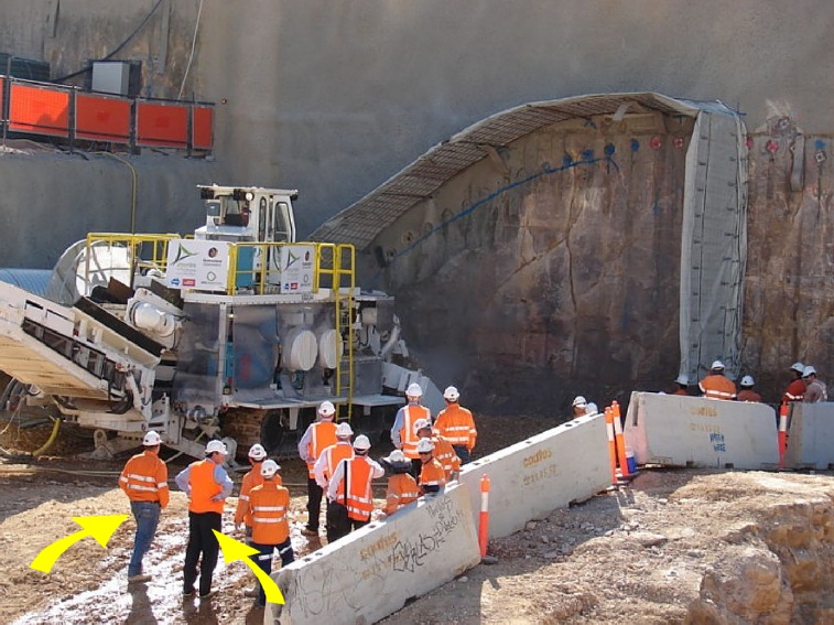 The only butts to be seen at the Airport Link Northern Busway upgrade project.