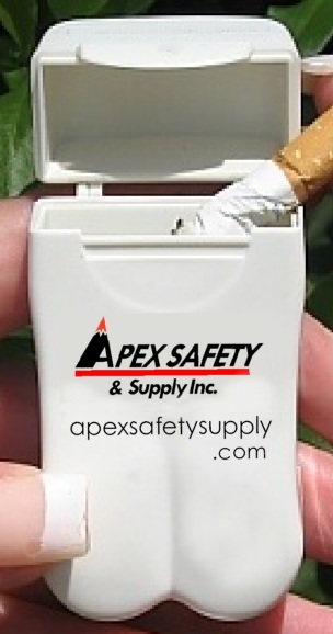Apex Safety Supplies Personal Ashtray - great advertising every time it's used!