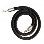 Rope Barrier - Black Nautical Rope