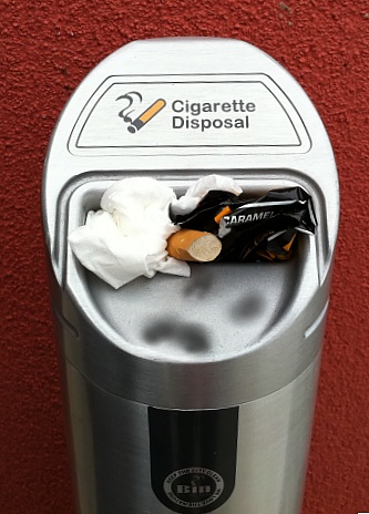 This can't happen with an Eco-Pole Ashtray This can't happen with an Eco-Pole Ashtray