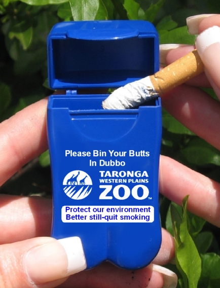 Dubbo City Council - Taronga Western Plains Zoo's new Pocket Ashtray!