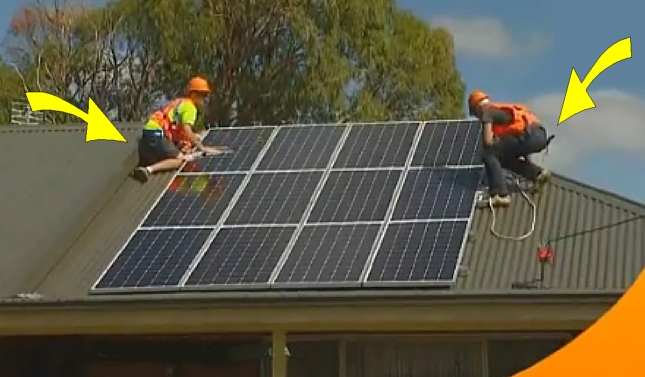 The only kind of butts you'll see at Cola Solar installations!