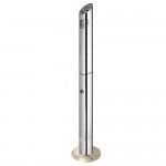 Freestanding / Bollard Ashtray - Eco Pole Ashtray - Permanent or Portable Freestanding ashtray