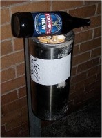 Inferior Wall/post ashtray in Brisbane Inferior Wall/post ashtray in Brisbane