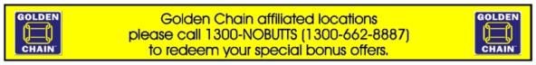 Special Offers for Golden Chain affiliated locations!