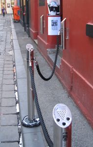 Combine your Crowd Control Rope Barrier Bollards with Ashtrays for your patrons!
...all other Rope (only) Barrier Bollards are now obselete.