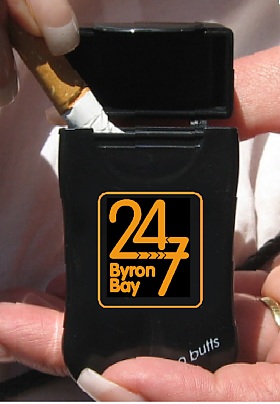 Over 500 convenience stores are now selling No BuTTs Mini-Butts Personal Ashtrays.