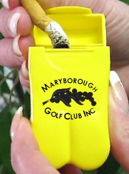 Maryborough Golf Club's Personal Ashtrays from No BuTTs
