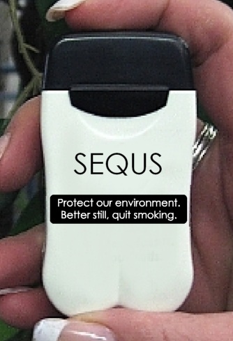 We don't think this Personal Ashtray encourages smoking...